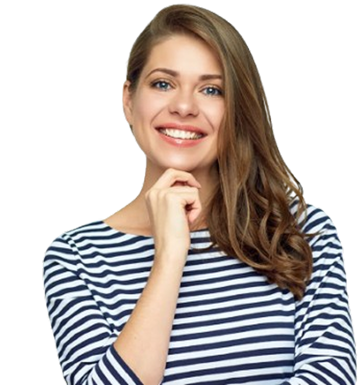 Girl have smile on face